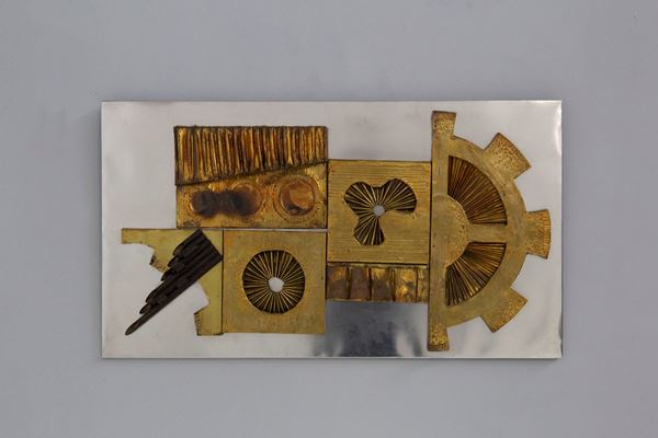 Stephen  Chun - Stephen Chun Brutalist Abstract Wall Sculpture