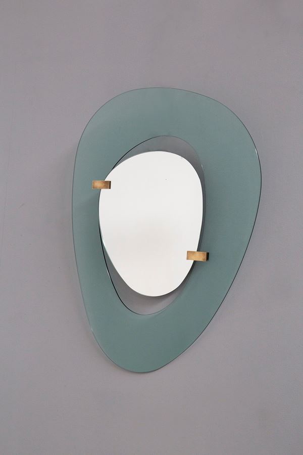 Max Ingrand - Max Ingrand for Fontana Arte Mirror, label present