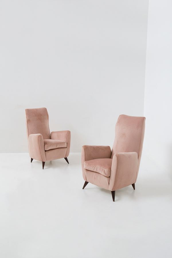 Gio Ponti - Poltrone in Velluto di Gio Ponti