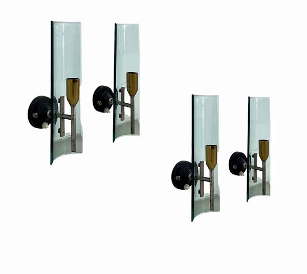Four Wall sconces, 1960s.