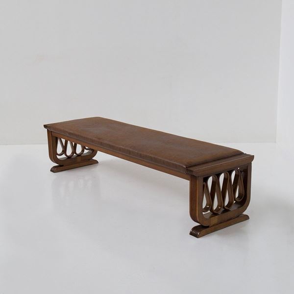 Gio Ponti - Grande Panca in legno Attr. a Gio Ponti