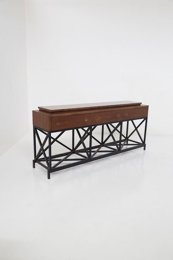 B.B.P.R. BANFI, BELGIOIOSO, PERESSUTTI, ROGERS - Credenza console, pubblicata