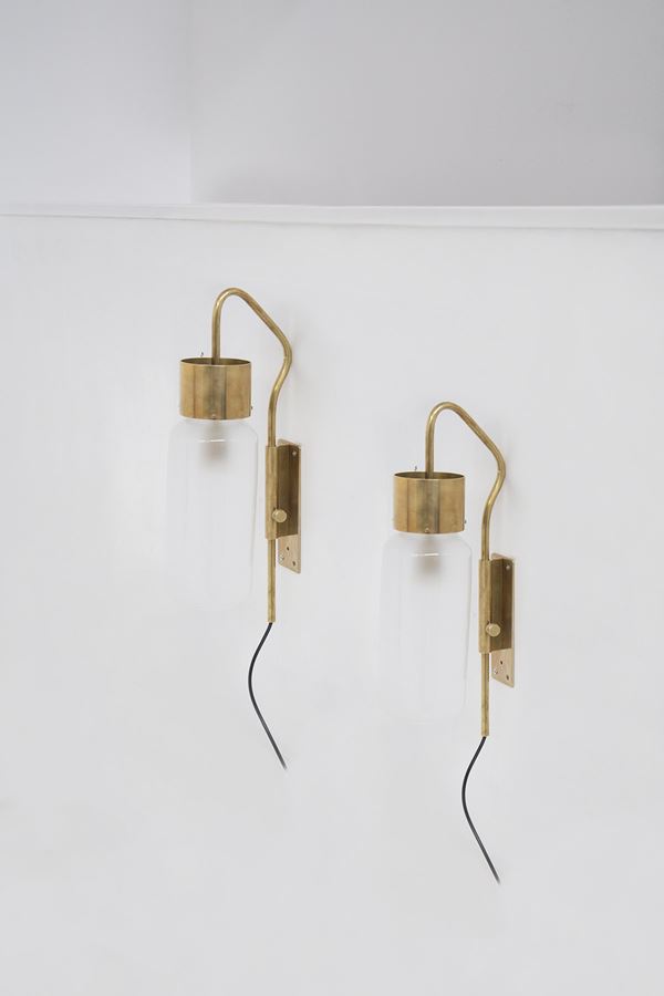 Luigi Caccia Dominioni - Wall Lamps Azucena by Luigi Caccia Dominioni, signed