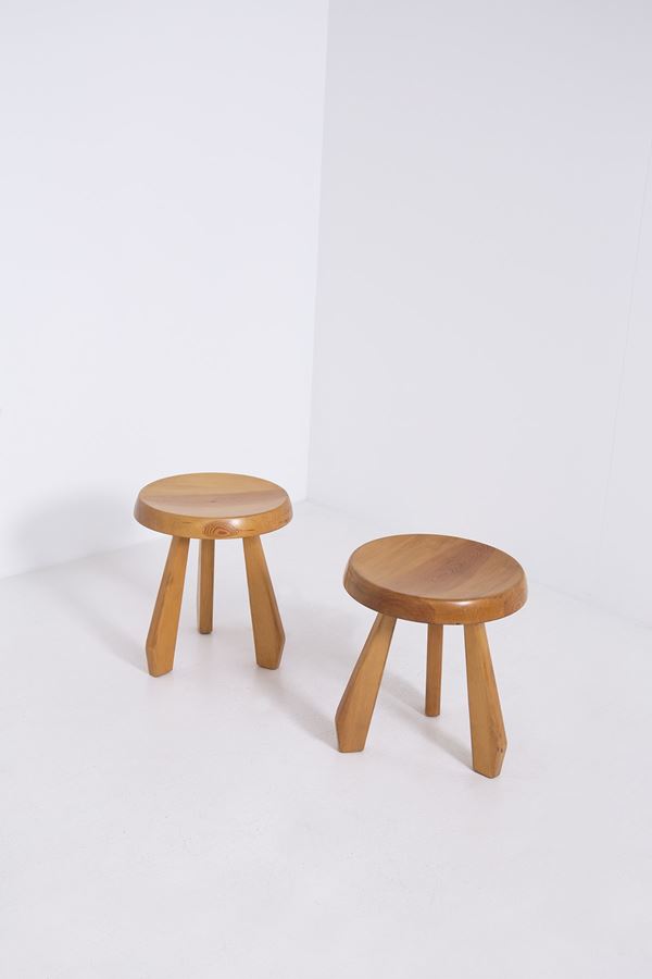 Charlotte Perriand - Stools by Charlotte Perriand