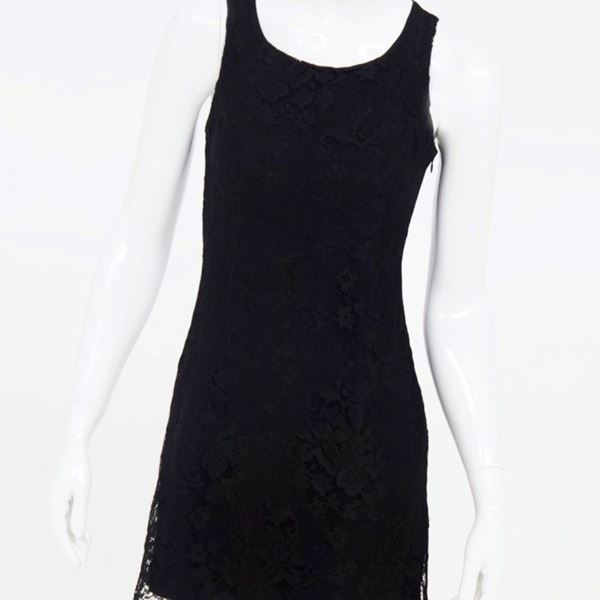 Gianni  Versace - Versus Gianni Versace Vintage Black Lace Dress