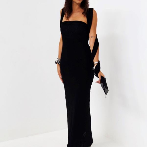 Jean Paul  Gaultier - Jean Paul Gaultier Elegant Long Black Dress