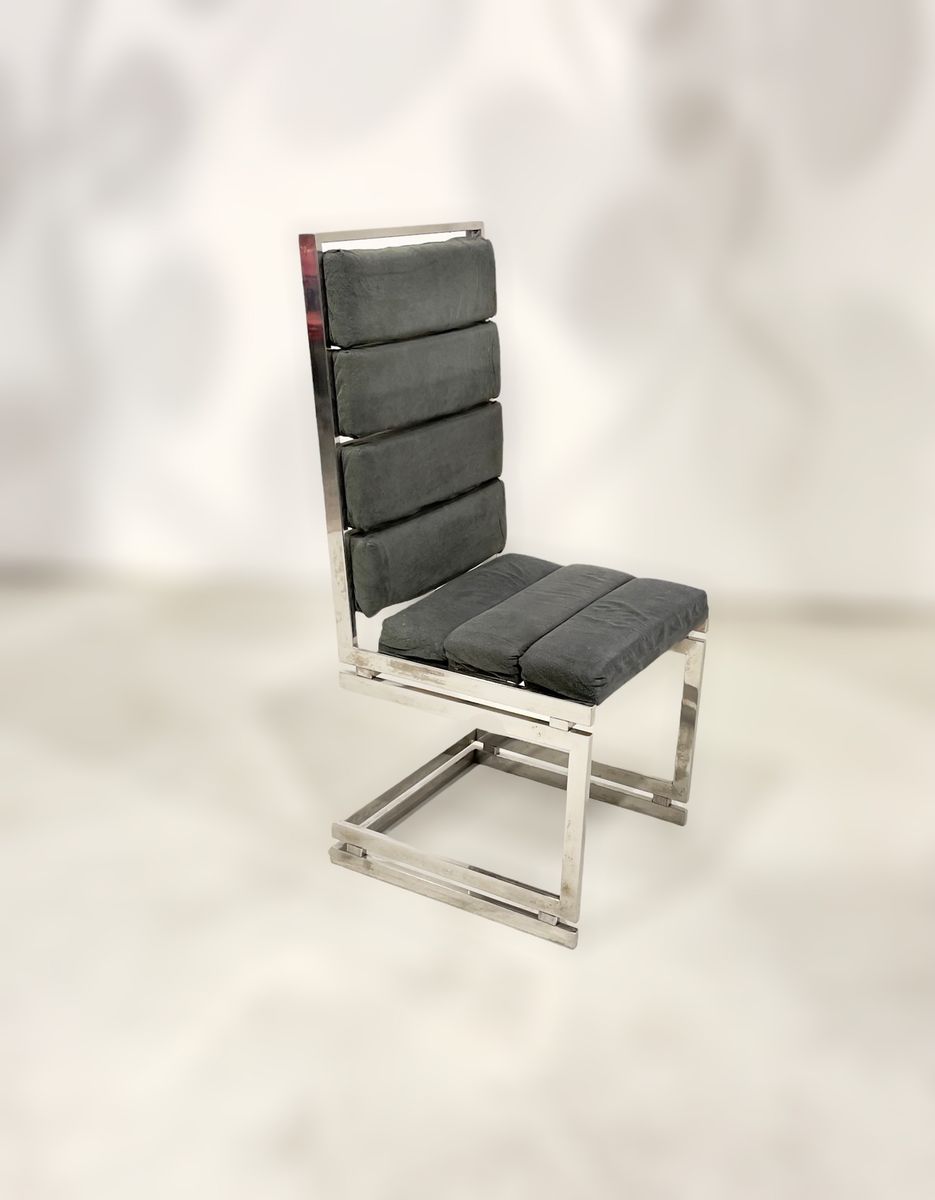 Romeo Rega Chairs Doghe Model, Set Of 6, 1970s