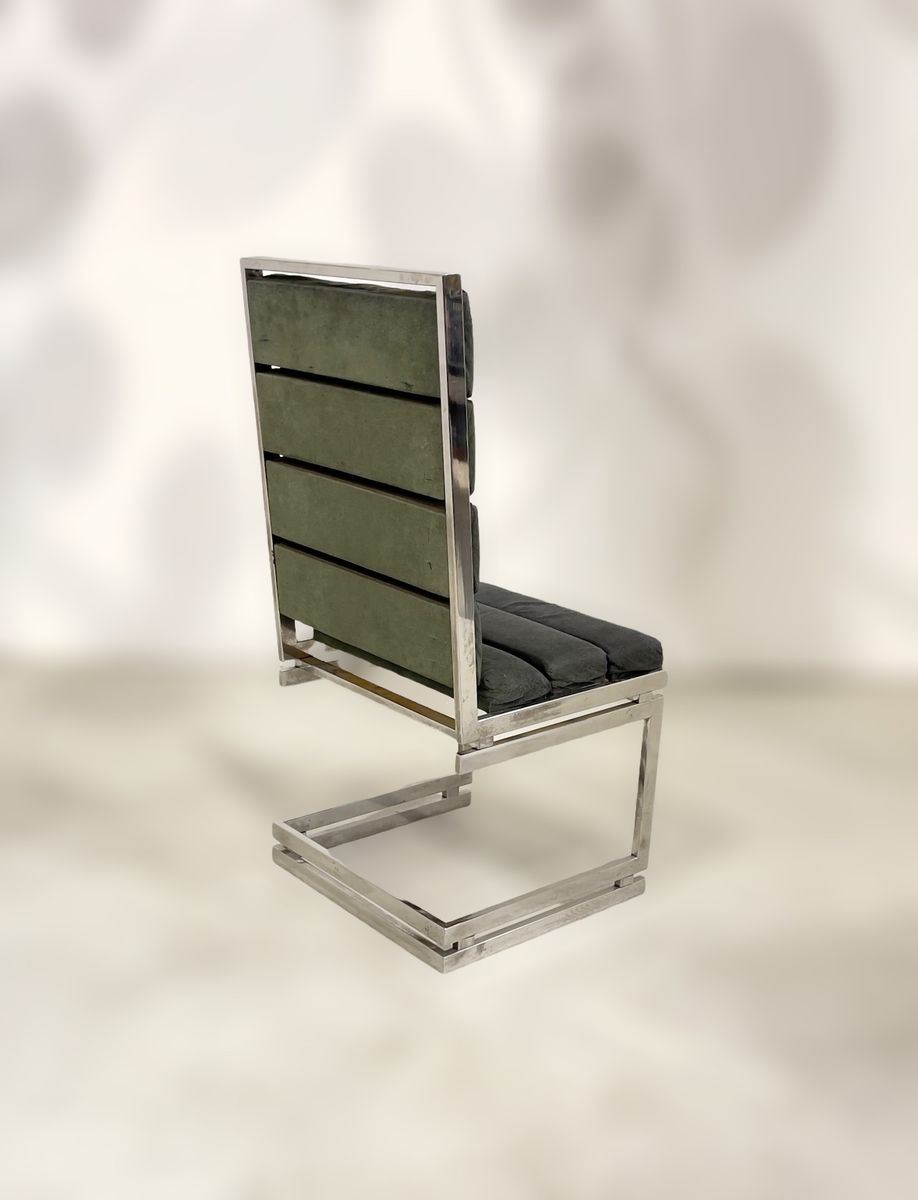 Romeo Rega Chairs Doghe Model, Set Of 6, 1970s