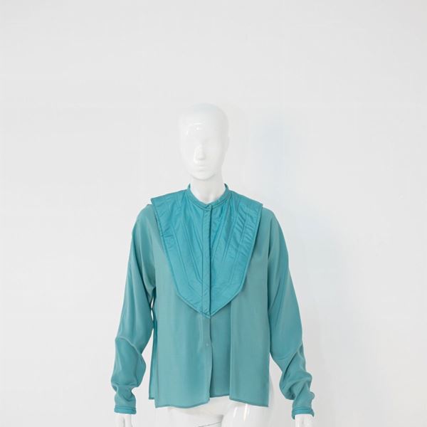 Gianni  Versace - Gianni Versace Vintage Light Blue Shirt for Women,