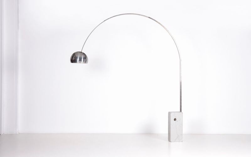 Achille & Pier Giacomo Castiglioni, Arco Floorlamp, 1960s.