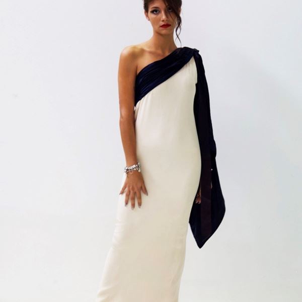 Pierre Cardin - Pierre Cardin Elegant Silk Satin Dress