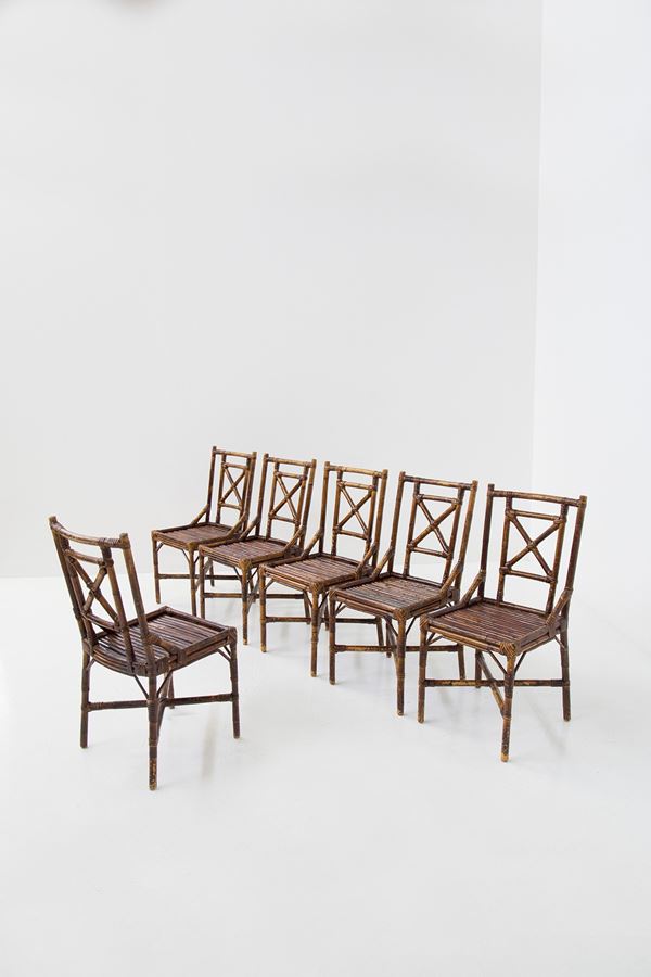 Vivai Del Sud - Set of Bamboo Chairs