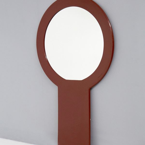 Space Age wall mirror by F.Lli Sbrilli