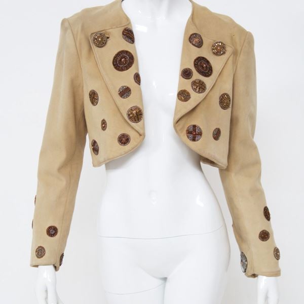 Jean-Claude  Jitrois - Jean-Claude Jitrois Beaded Suede Jacket