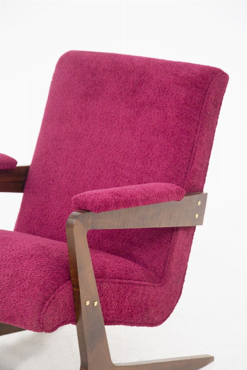 Pair Of Brazilian Armchairs Refurnished And Restored Of The