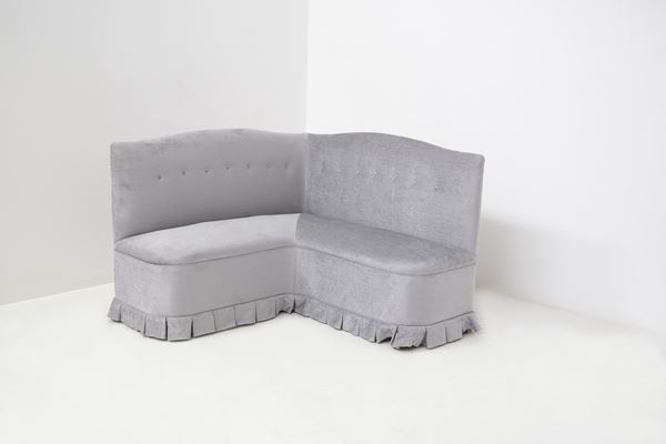 Gio Ponti - Angular Sofa by Gio Ponti With Certificate Reupholstered