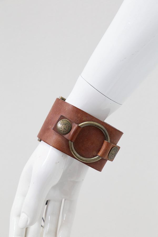 Stefano Gabbana - DOLCE E GABBANA Adjustable Leather Bracelet, Branded