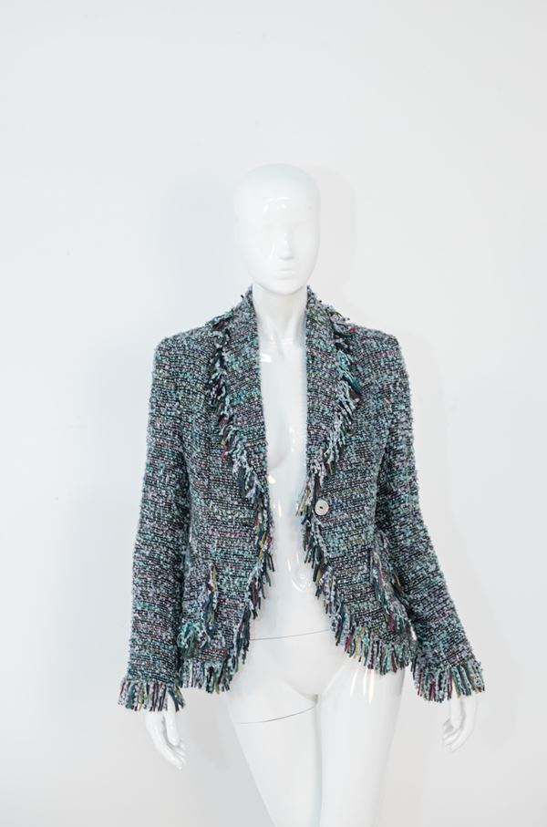 Emilia Andrich - Emilia Andrich - Blazer con frange in lana