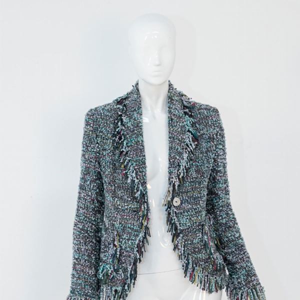 Emilia Andrich - Emilia Andrich - Blazer con frange in lana