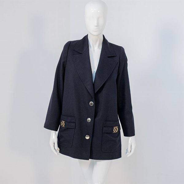 Valentino Garavani - Valentino - Blazer vintage chic in cotone nero