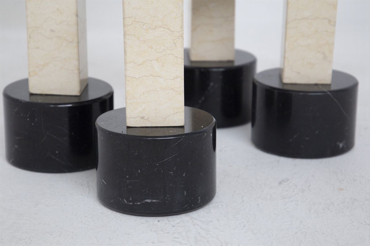 Demistella Console By Ettore Sottsass in Marble Up&up, Italy