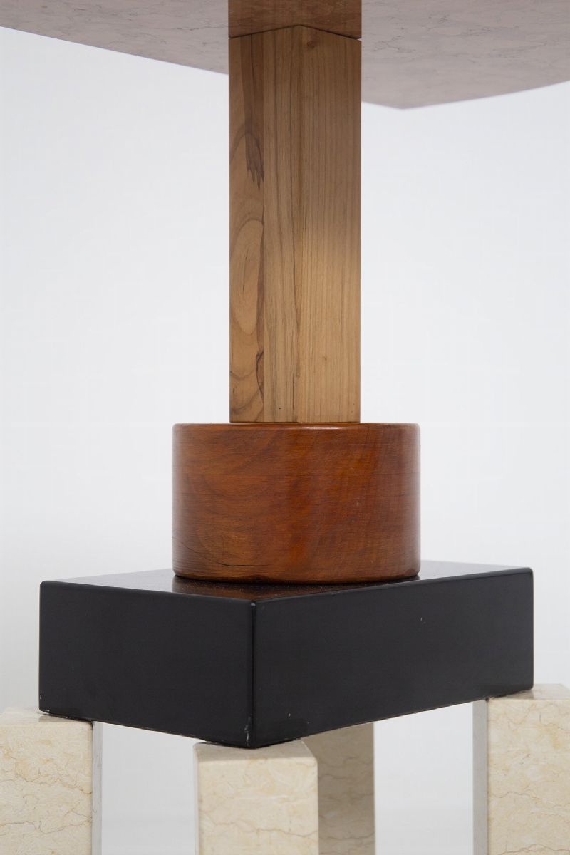 Demistella Console By Ettore Sottsass in Marble Up&up, Italy