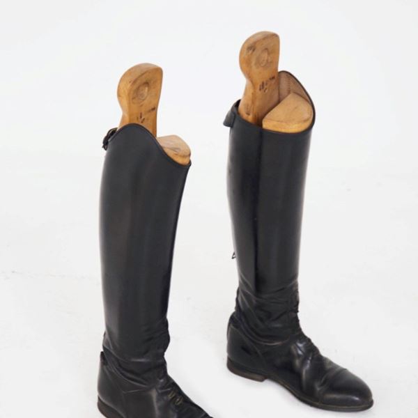 Stivali da equitazione in pelle vintage