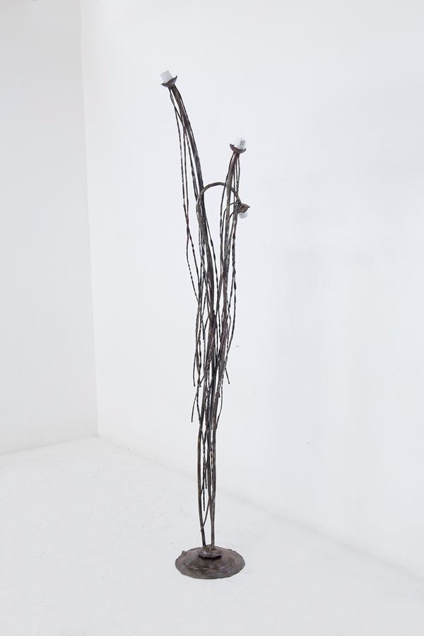 Salvino Marsura - Salvino Marsura Brutalist Floor Lamp