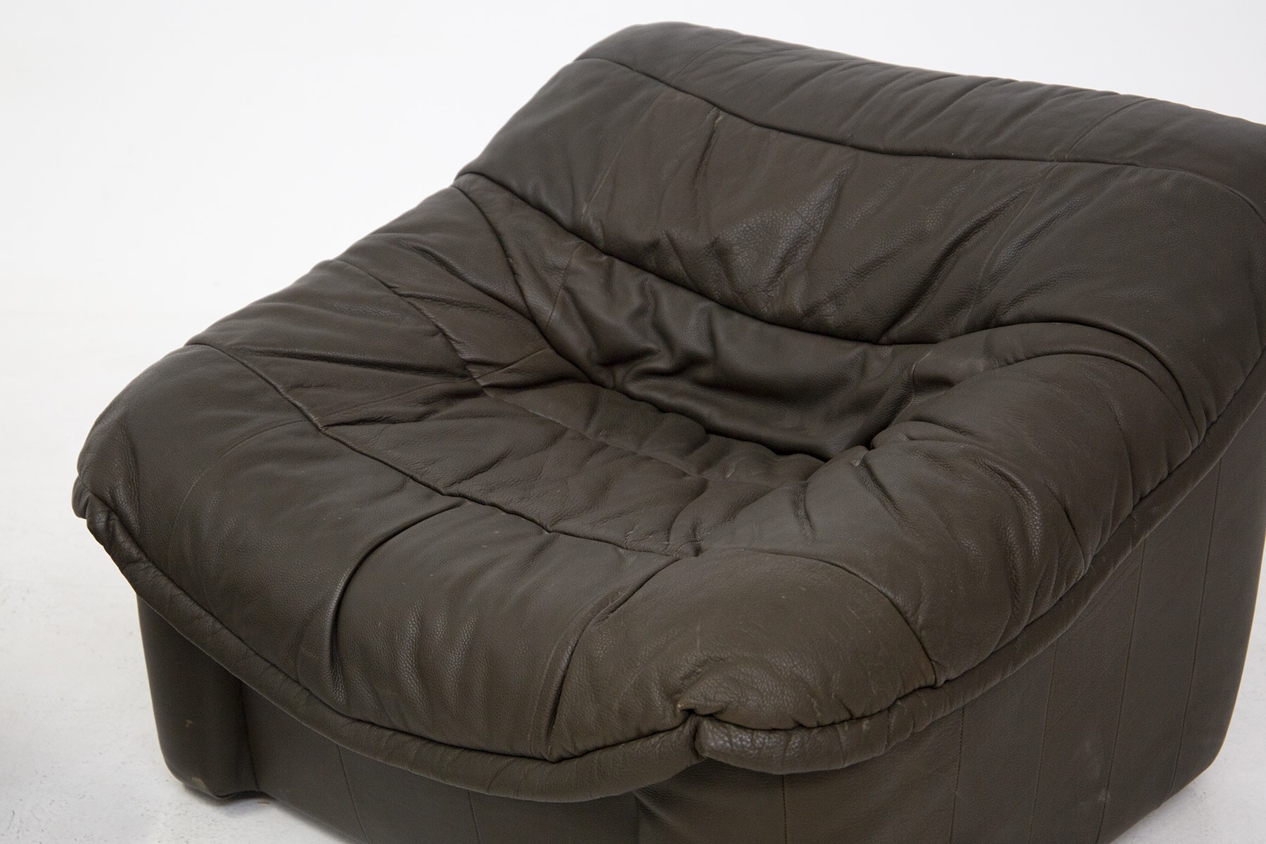Poltrone Vintage in Pelle Marrone
