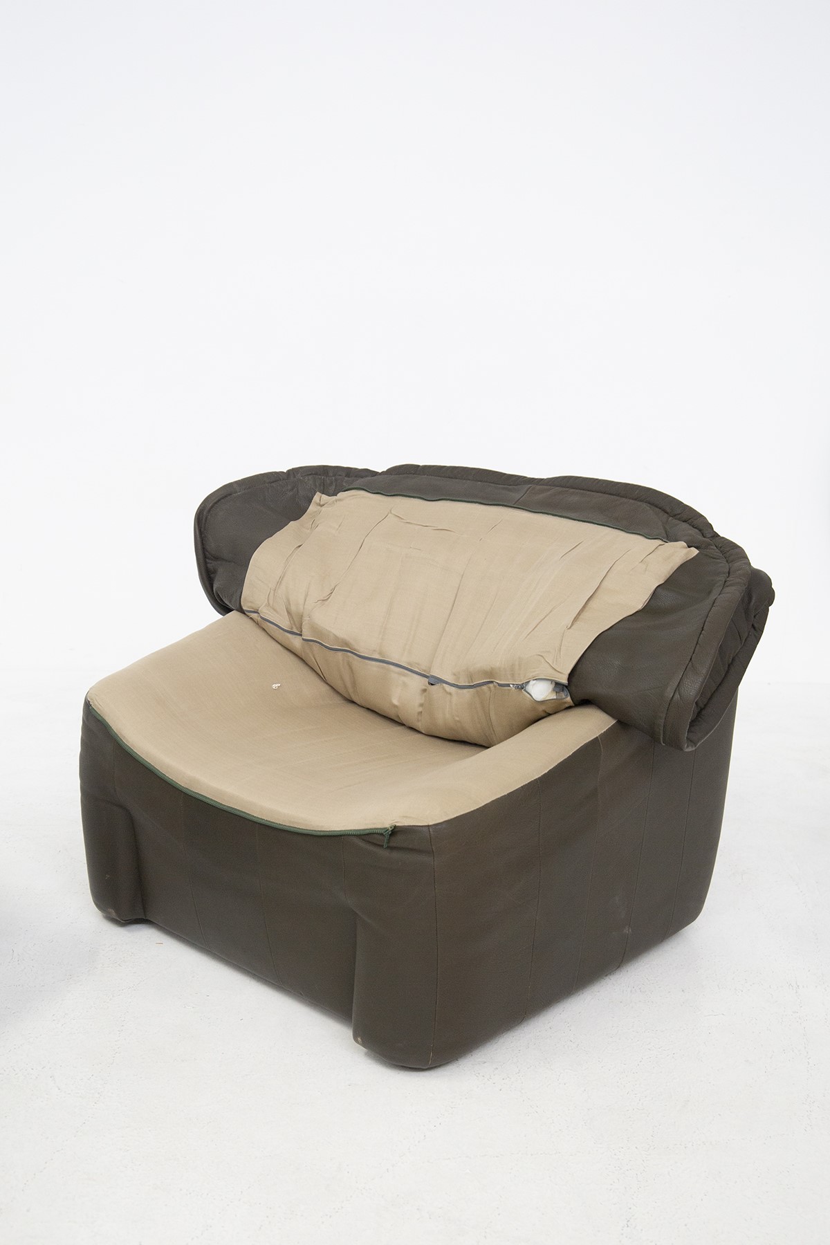 Poltrone Vintage in Pelle Marrone