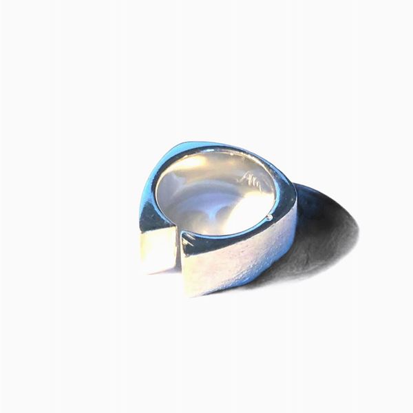 Angelo Mangiarotti - Silver ring by Angelo Mangiarotti
