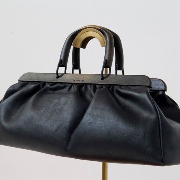 Guccio Gucci - Gucci Day Bag Model Doctor's Bag in black leather.
