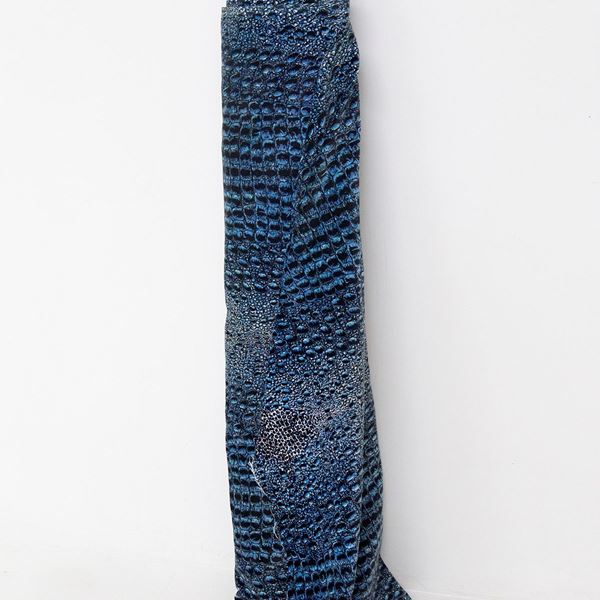 Roberta Di Camerino - Blue velvet fabric by Roberta di Camerino 