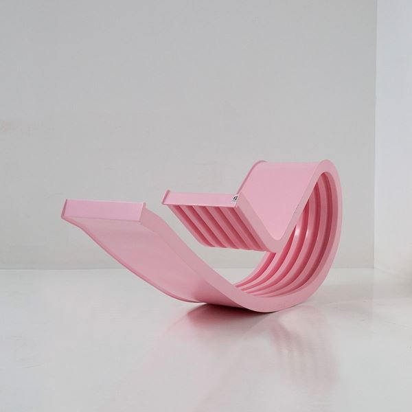 Cesare Leonardi - Rose Rocking Chair Attr. to Cesare Leonardi  and Franca Stagi