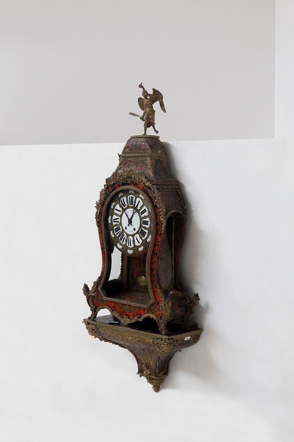 Manifattura francese - Orologio Boulle con Mensola