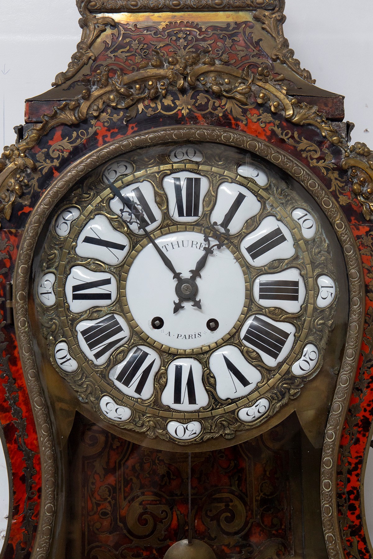 Manifattura Francese - Orologio Boulle con Mensola