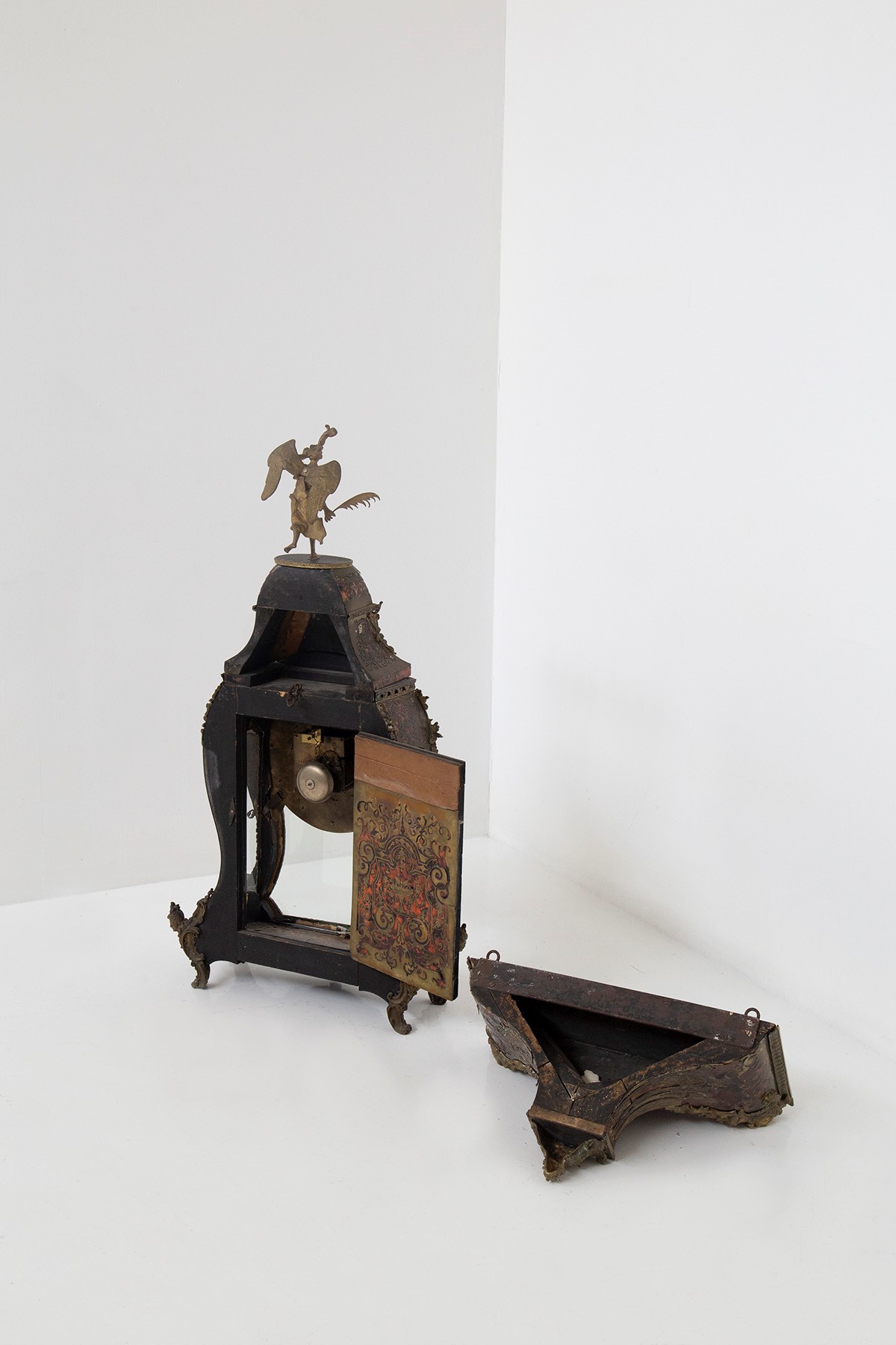 Manifattura Francese - Orologio Boulle con Mensola