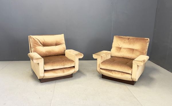 Marco Zanuso - Pair Armchairs (attr.) 