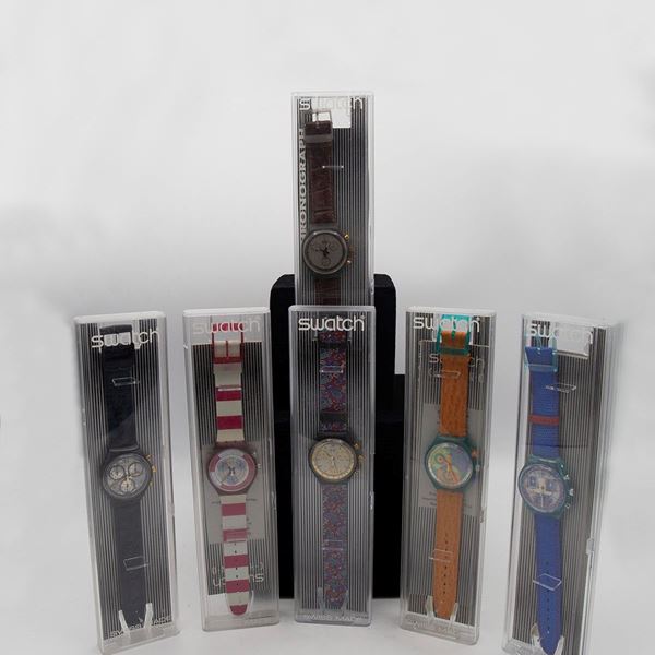 Swatch - Set di 6 Swatch Chrono