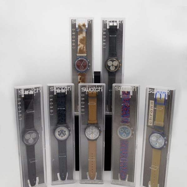 Swatch - Set di 7 Swatch Chrono