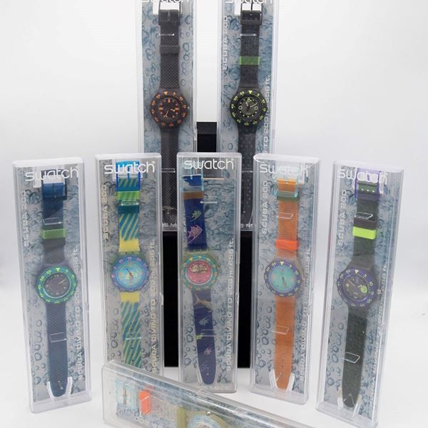 Swatch - Set di 8 Swatch Scuba