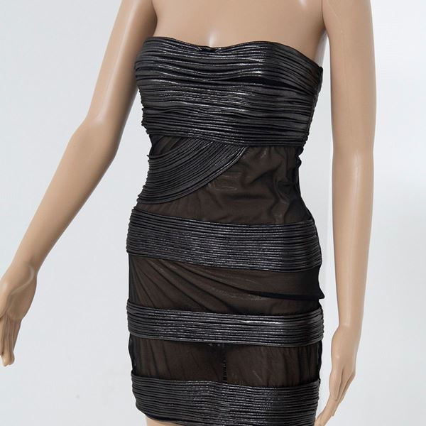 Gianfranco  Ferr&#233; - Gianfranco Ferrè tulle and fabric sheath dress