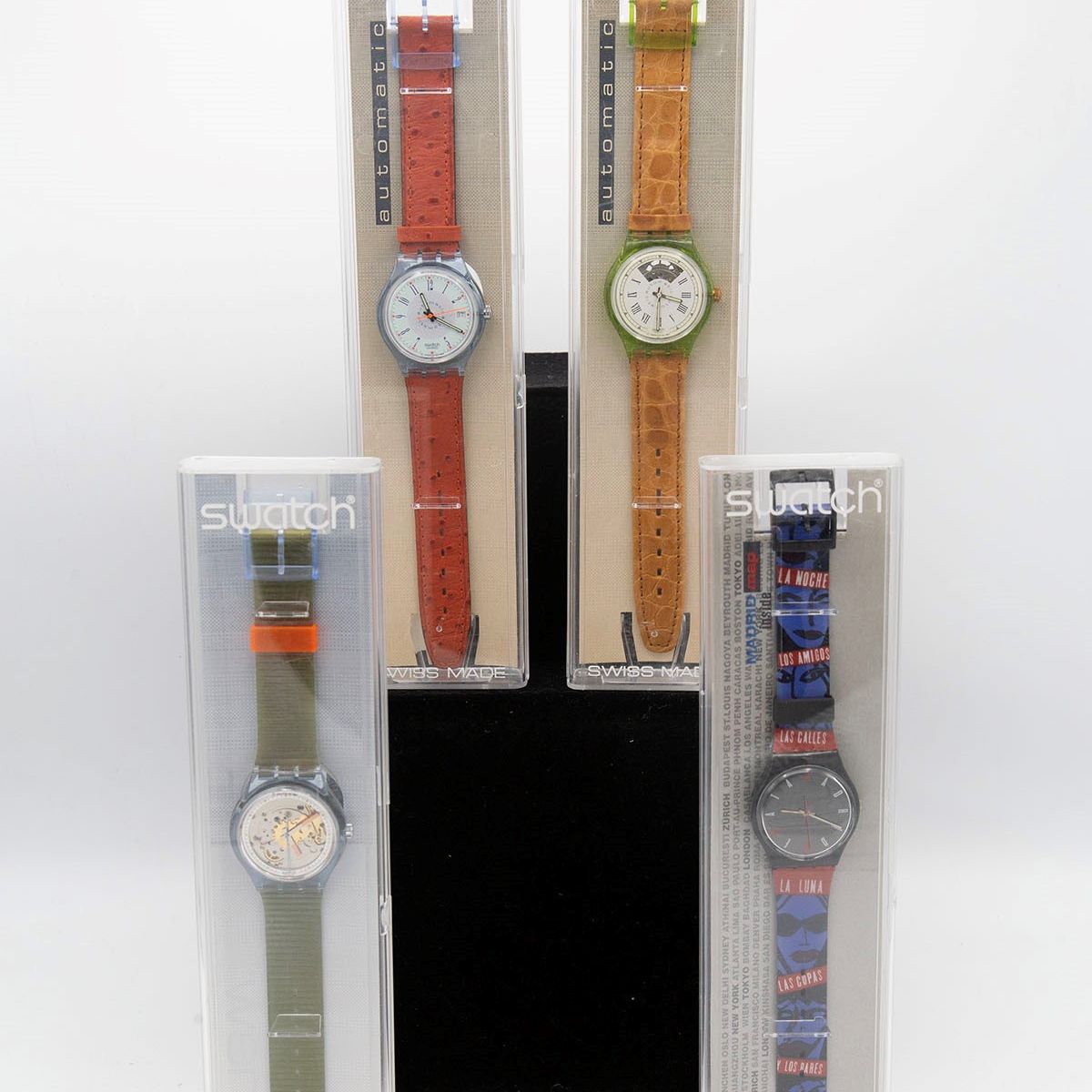 Swatch : Set di 4 Swatch Automatic  - Asta FASHION & COLLECTING - LTWID Auction House