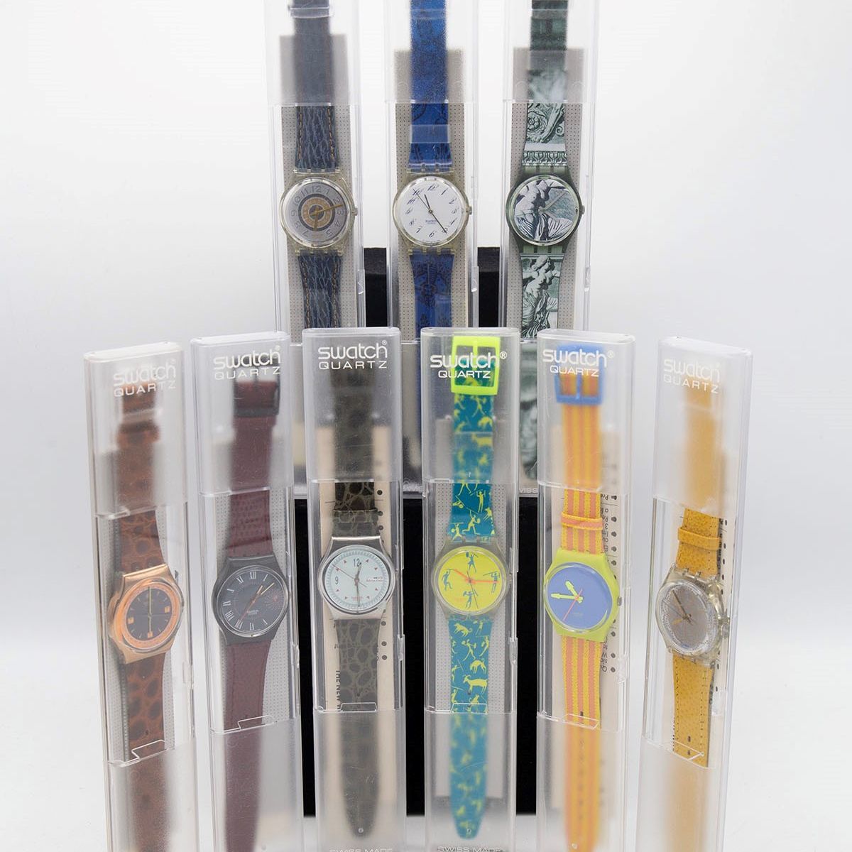 Swatch : Set di 9 Swatch classici  - Asta FASHION & COLLECTING - LTWID Auction House