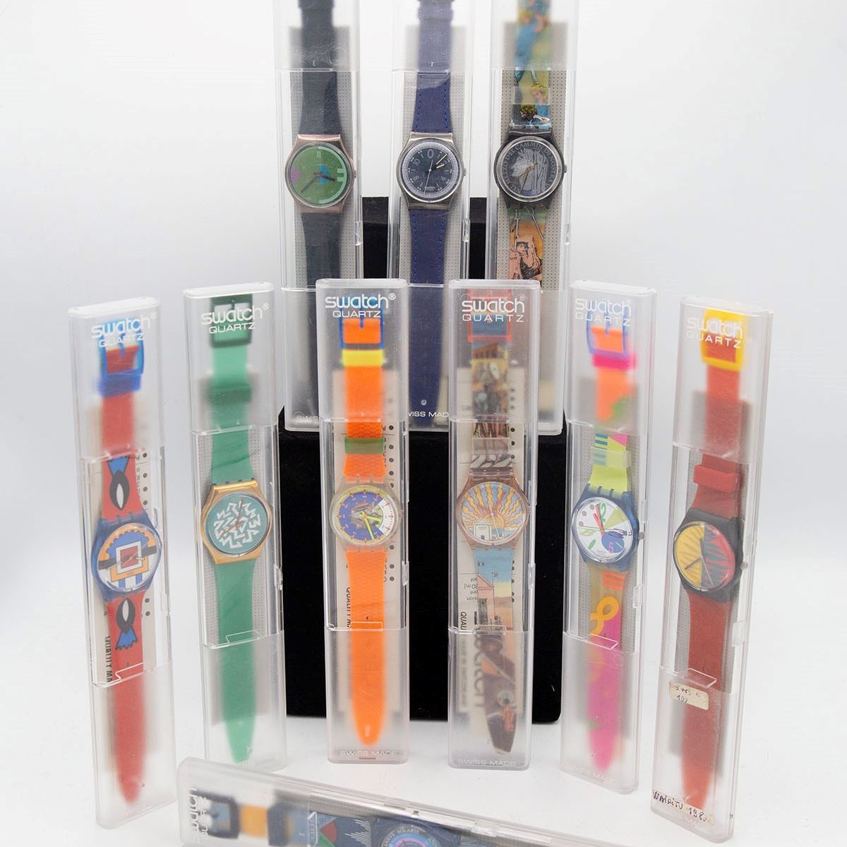 Swatch : Set of 10 classic Swatch  - Auction FASHION & COLLECTING - LTWID Auction House