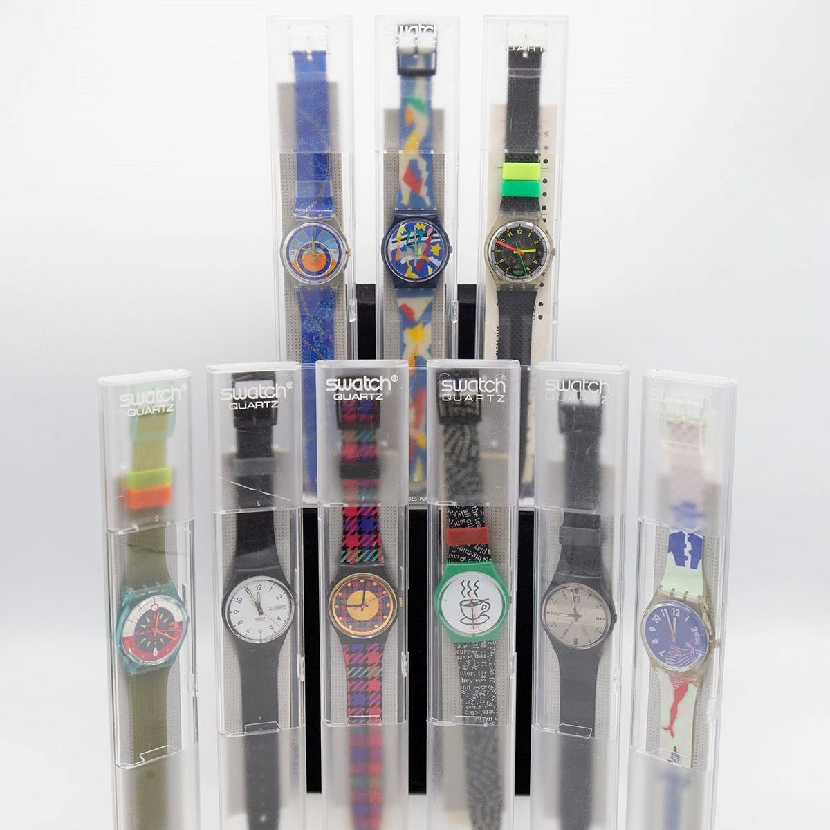 Swatch : Set of 8 classic Swatch  - Auction FASHION & COLLECTING - LTWID Auction House