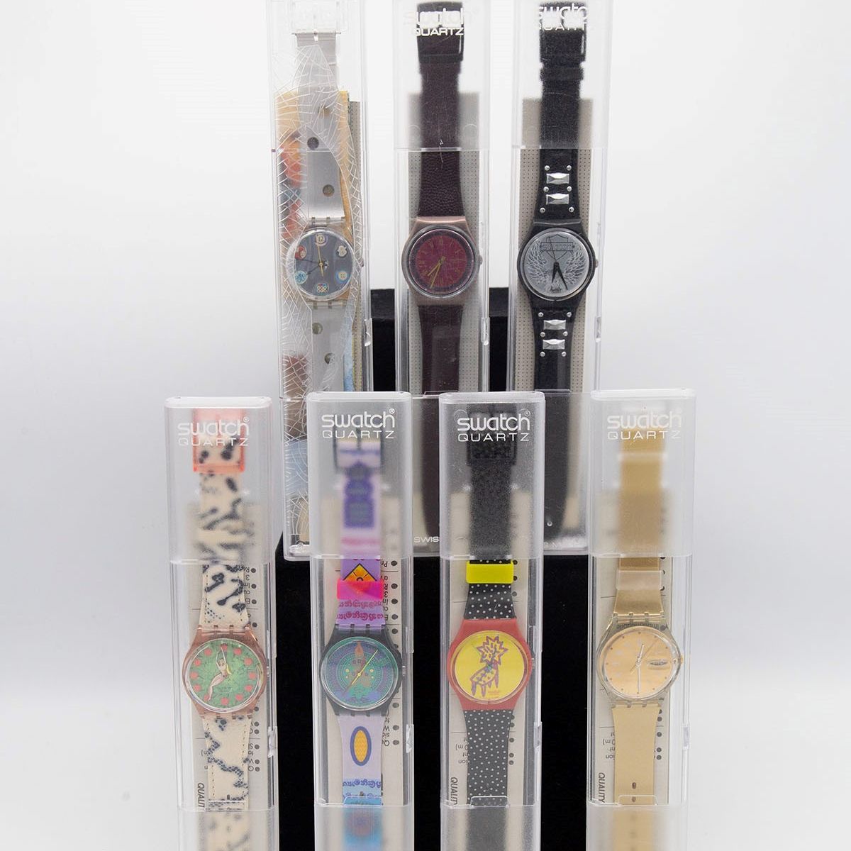 Swatch : Set of 7 classic Swatch  - Asta FASHION & COLLECTING - LTWID Auction House