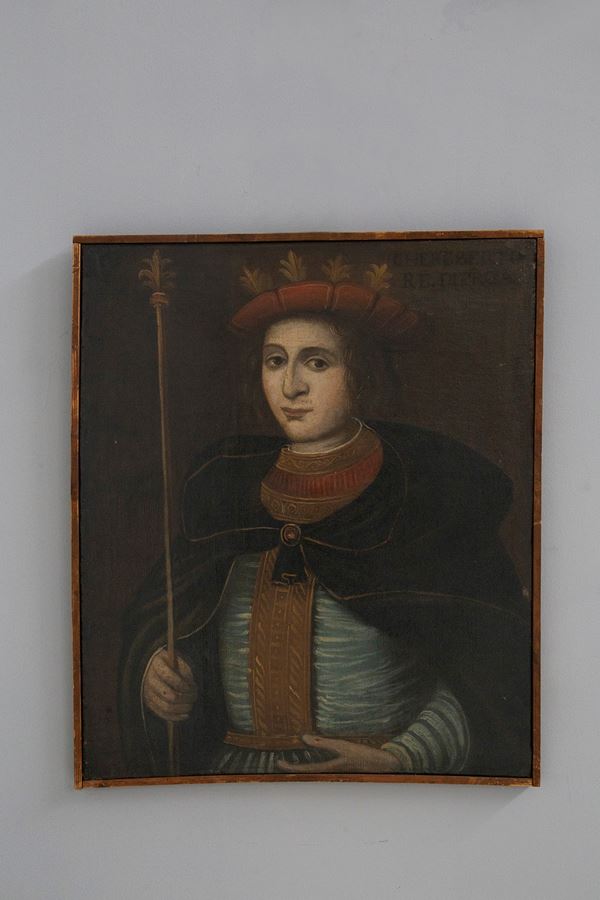 Manifattura Italiana - Antique painting depicting Nobleman, Untitled