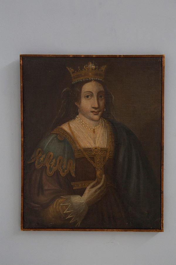 Manifattura Italiana - Painting of a Noblewoman