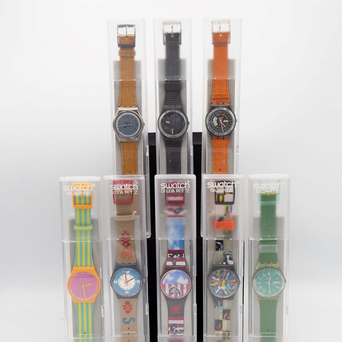 Swatch : Set of 8 classic Swatch  - Auction FASHION & COLLECTING - LTWID Auction House